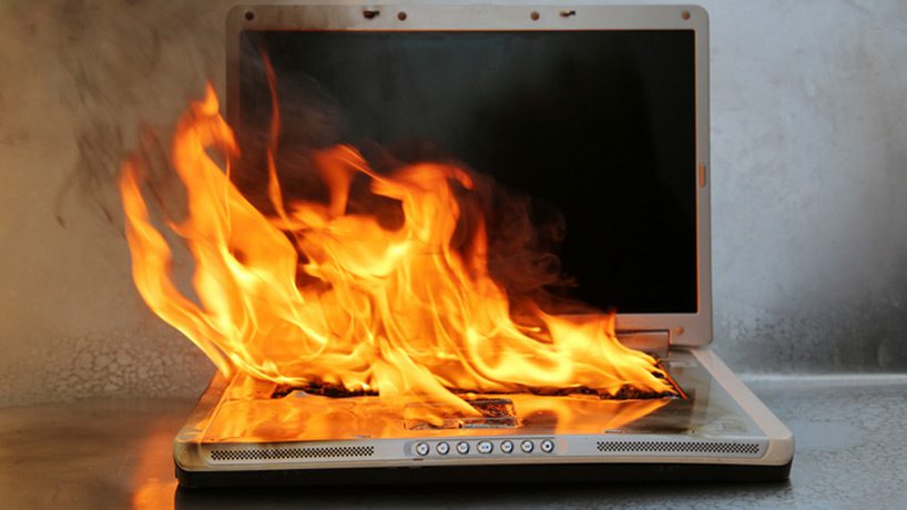 علت داغ شدن لپ تاپ